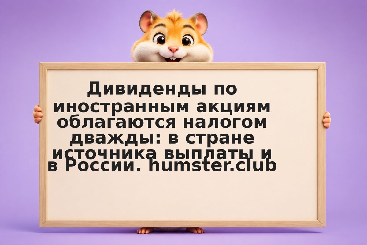 Налог на дивиденды иностранных акций: двойное налогообложение, W-8BEN и зачёт дл