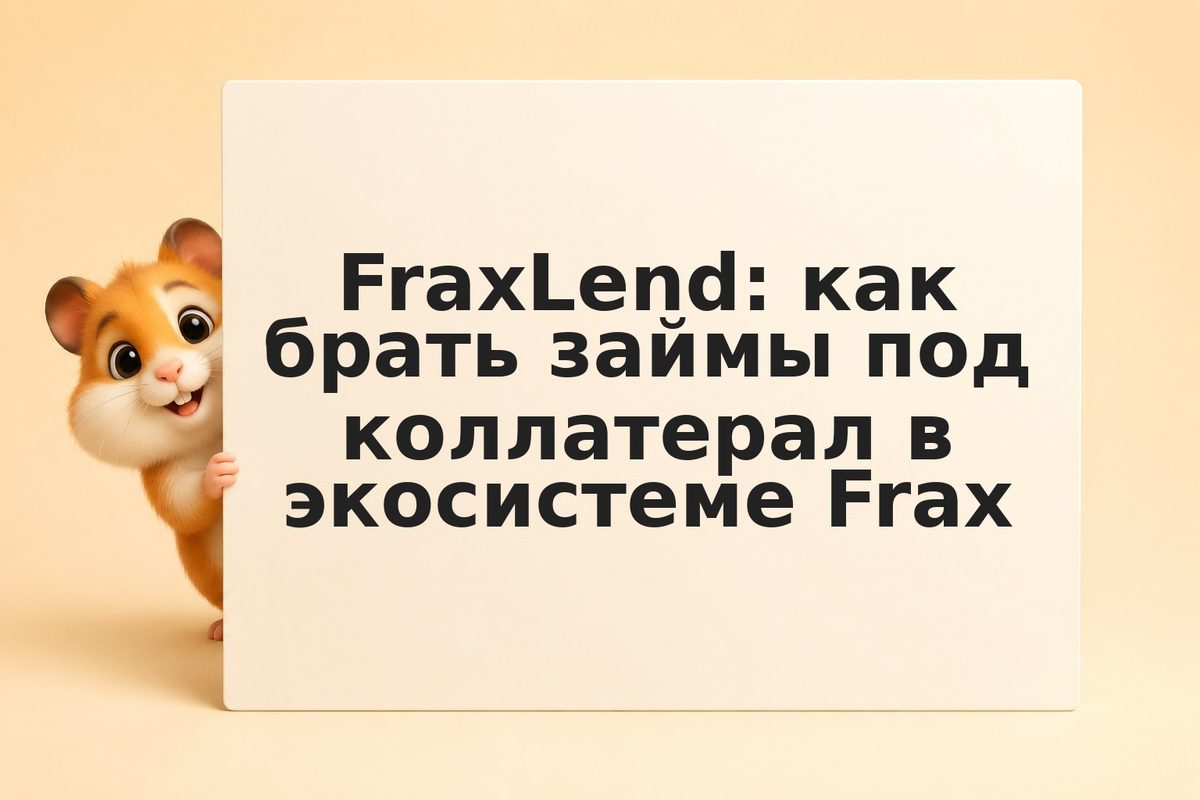 FraxLend: как брать займы под коллатерал в экосистеме Frax