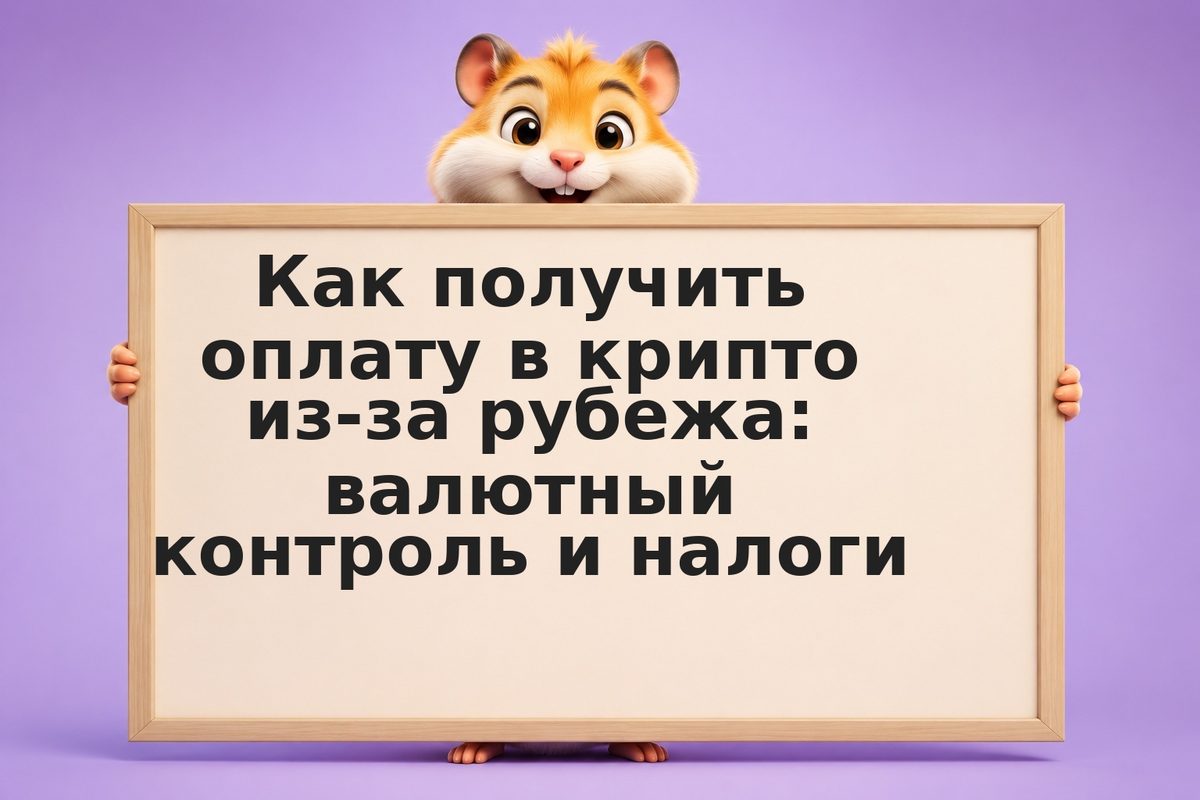 Как получить оплату в крипто из-за рубежа: валютный контроль и налоги