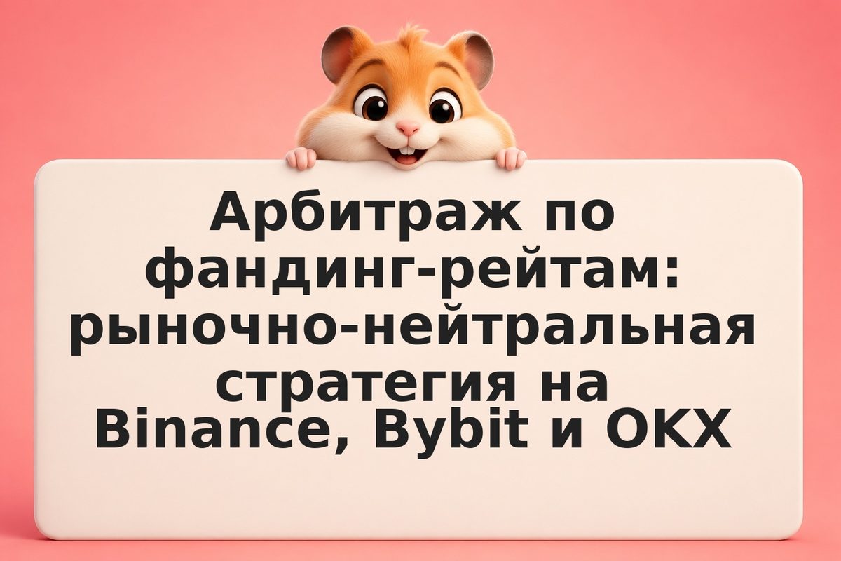 Арбитраж по фандинг-рейтам: рыночно-нейтральная стратегия на Binance, Bybit и OK