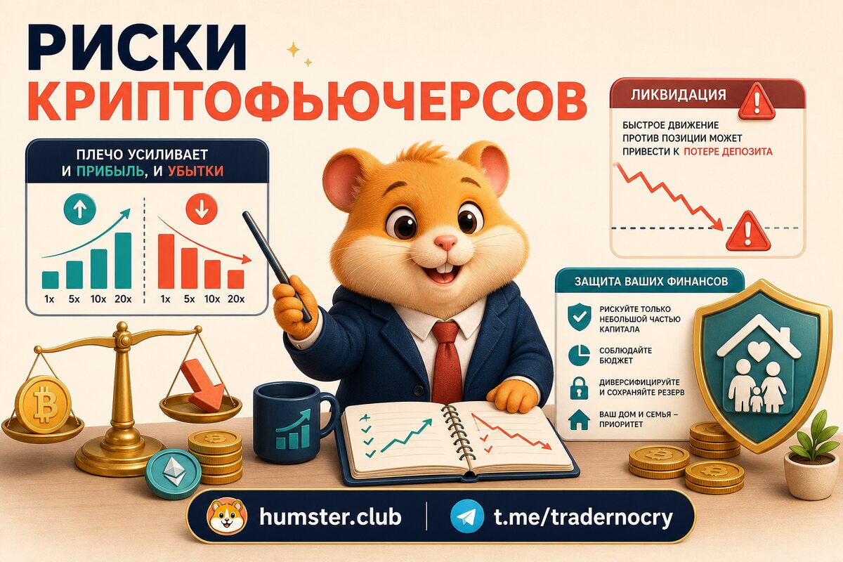 Фьючерсы на криптовалюту: риски ликвидации и плеча для частного инвестора