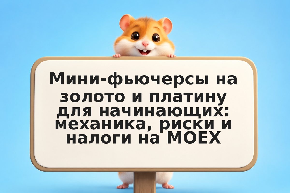 Мини-фьючерсы на золото и платину для начинающих: механика, риски и налоги на MO
