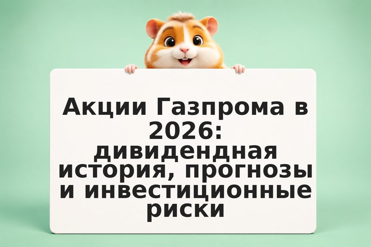 Акции Газпрома в 2026: дивидендная история, прогнозы и инвестиционные риски