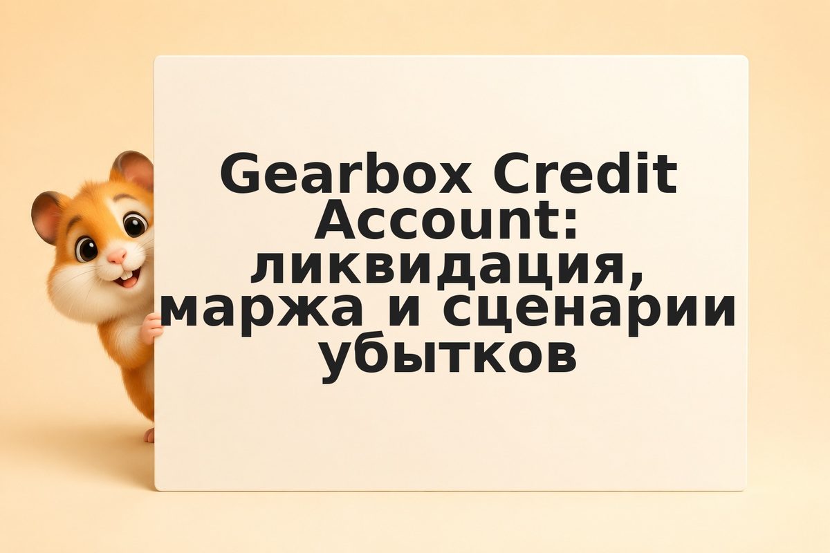 Gearbox Credit Account: ликвидация, маржа и сценарии убытков