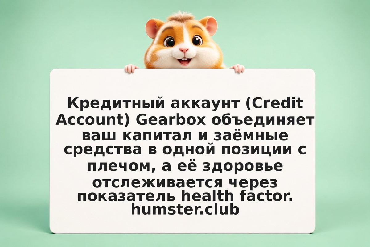 Gearbox Credit Account: ликвидация, маржа и сценарии убытков