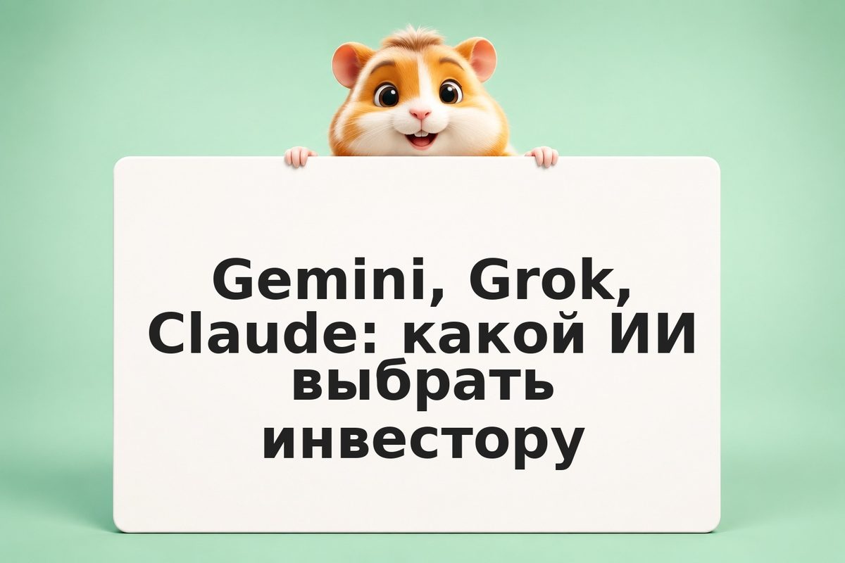 Gemini, Grok, Claude: какой ИИ выбрать инвестору