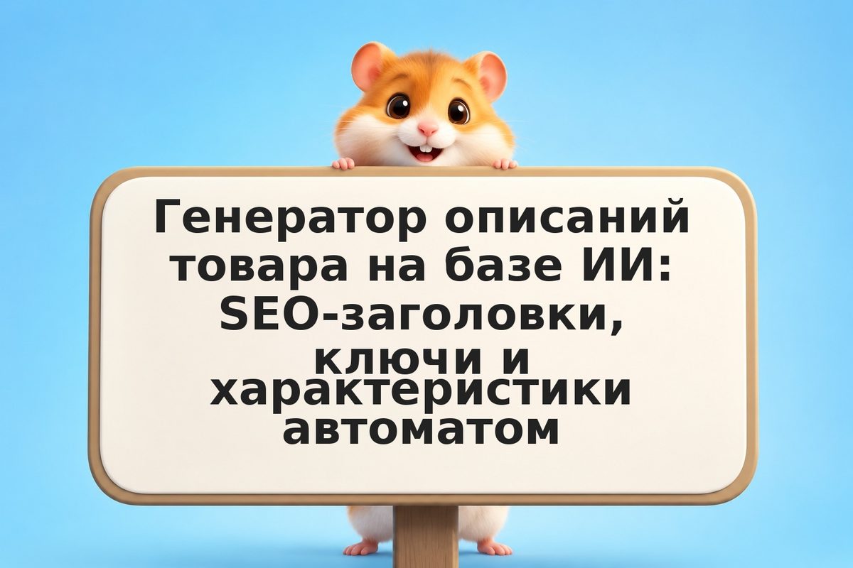 Генератор описаний товара на базе ИИ: SEO-заголовки, ключи и характеристики авто