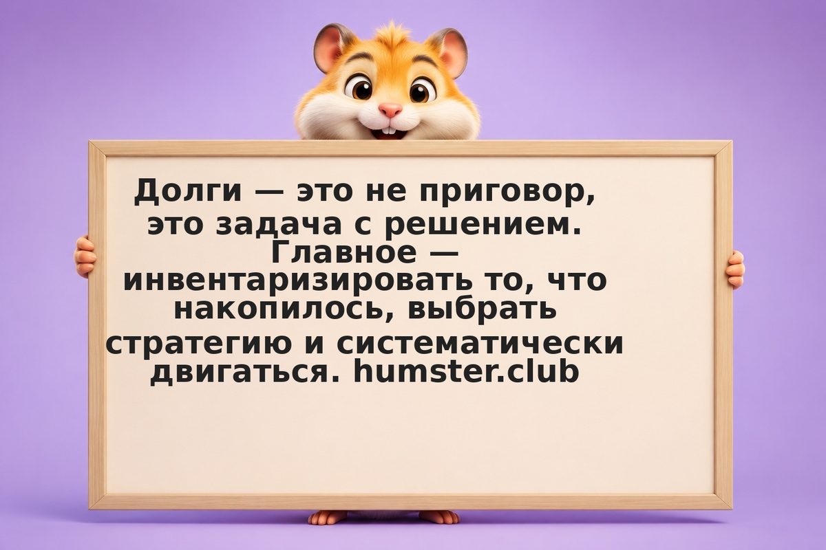 Как выйти из долгов: пошаговый план