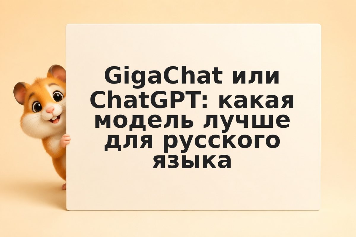 GigaChat или ChatGPT: какая модель лучше для русского языка