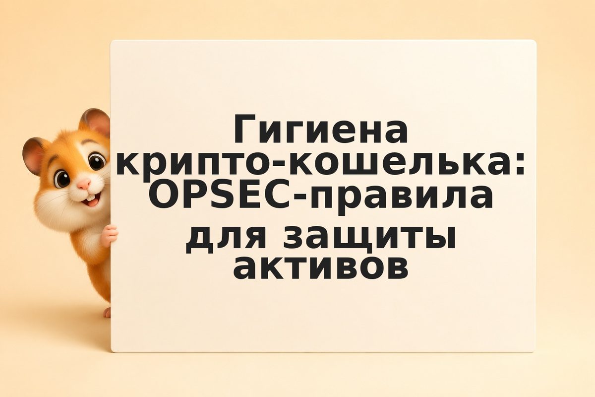 Гигиена крипто-кошелька: OPSEC-правила для защиты активов