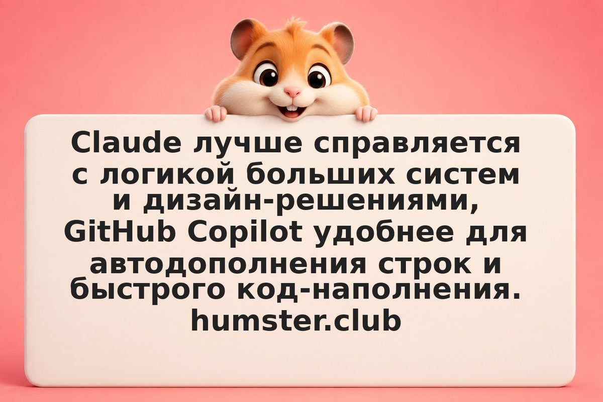 GitHub Copilot vs Claude для написания кода: сравнение для product-разработки