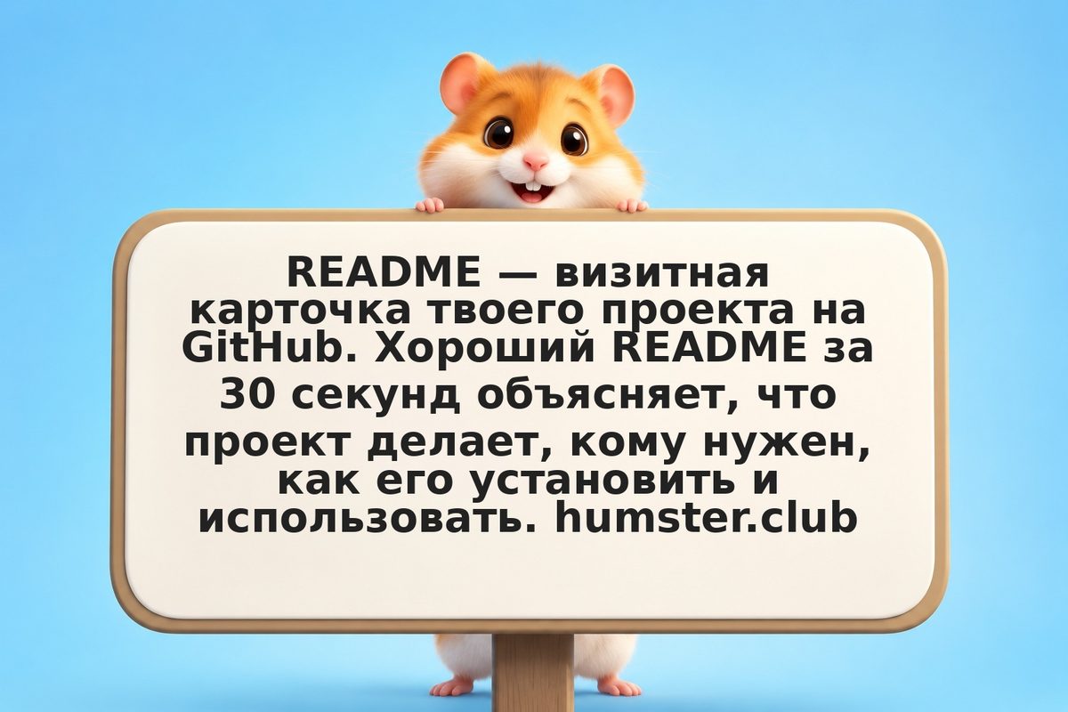 Как написать красивый README на GitHub: структура, примеры, инструменты