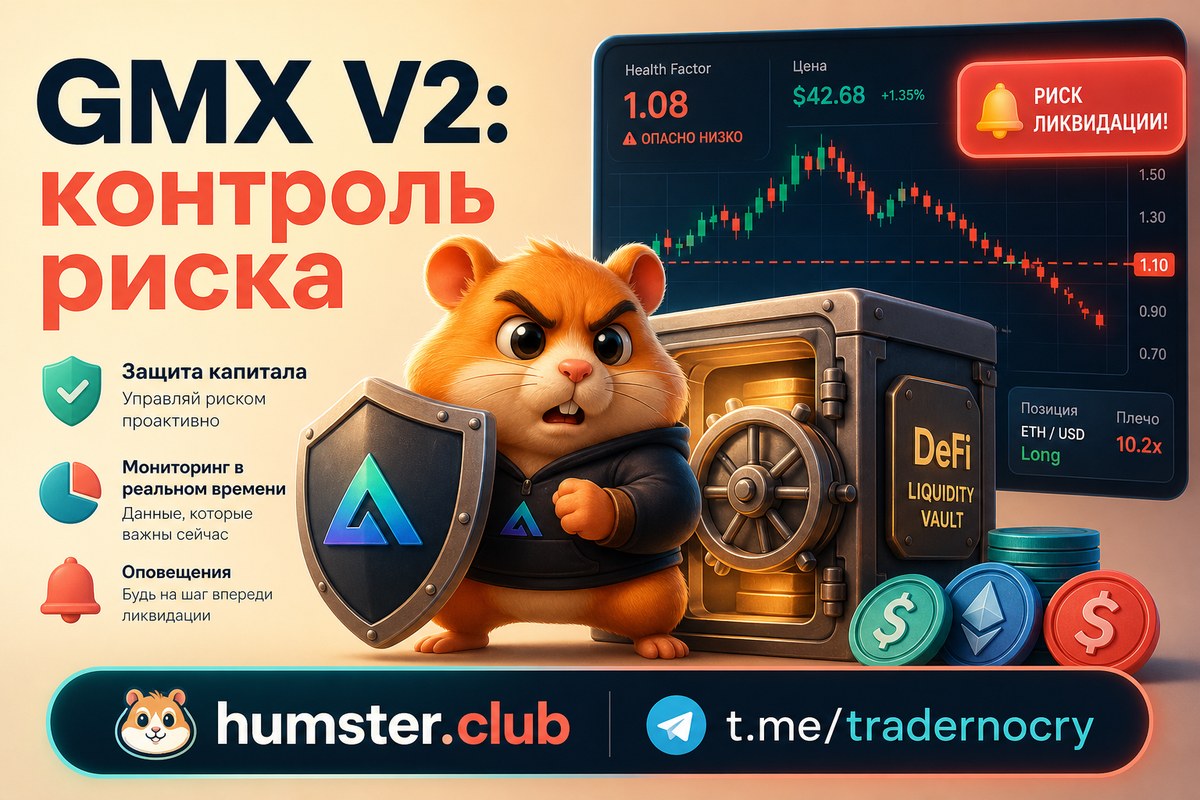 Мониторинг ликвидационного риска на GMX V2 в реальном времени