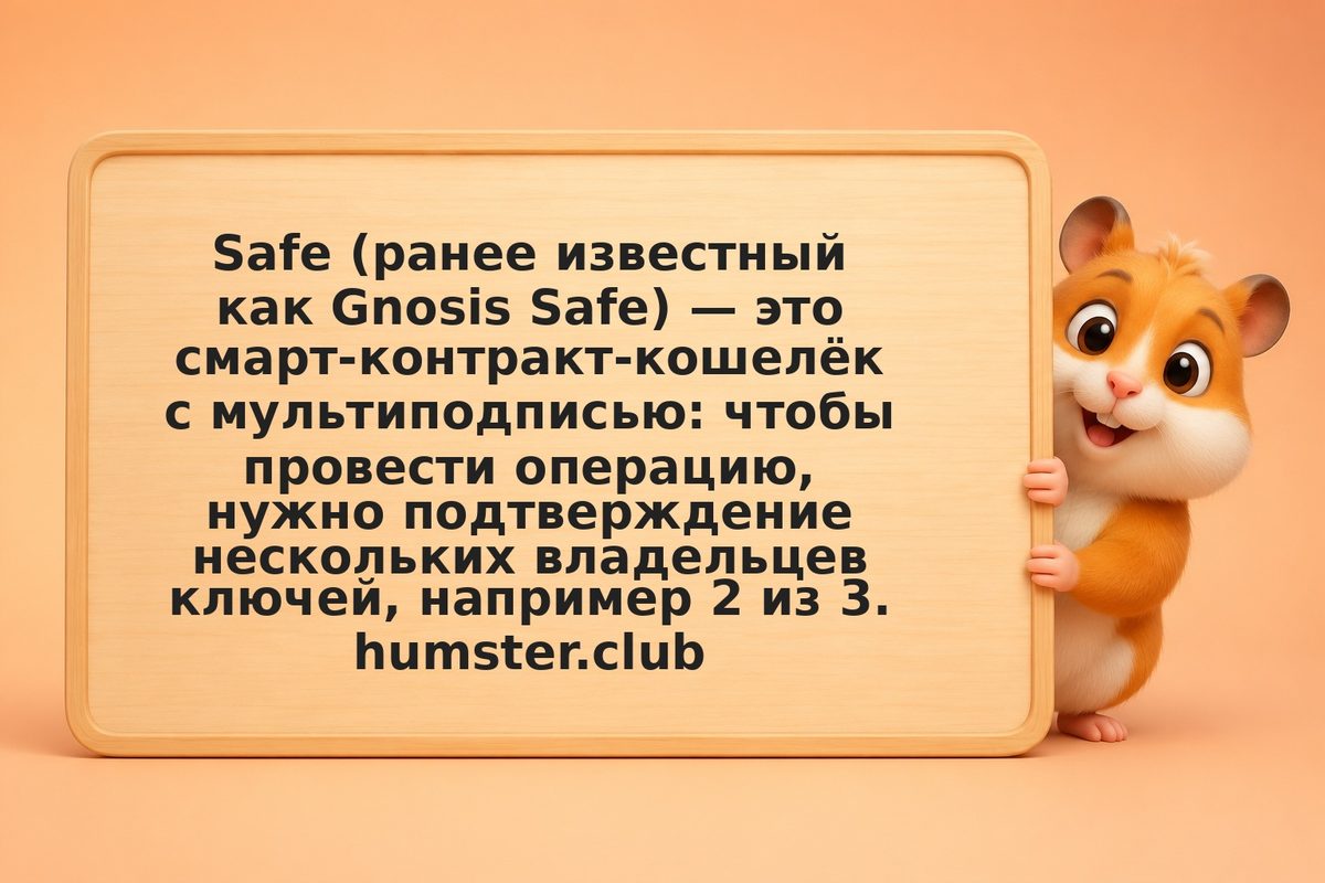 Safe (Gnosis Safe): многоподписный кошелёк для совместного управления активами