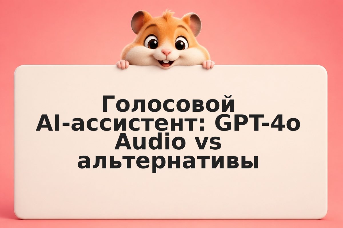 Голосовой AI-ассистент: GPT-4o Audio vs альтернативы
