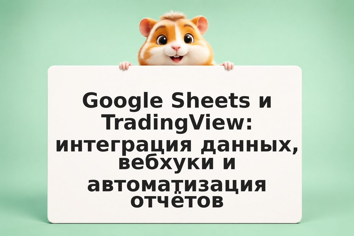 Google Sheets и TradingView: интеграция данных, вебхуки и автоматизация отчётов