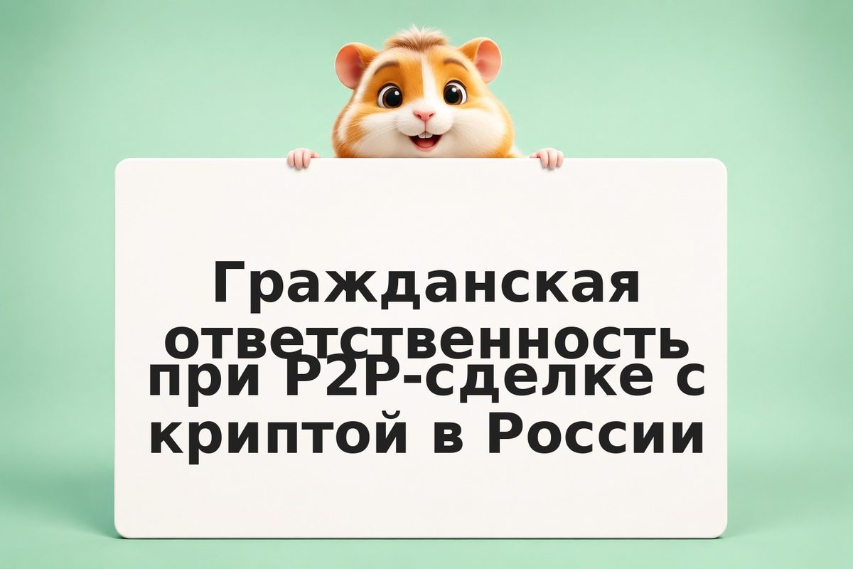Гражданская ответственность при P2P-сделке с криптой в России