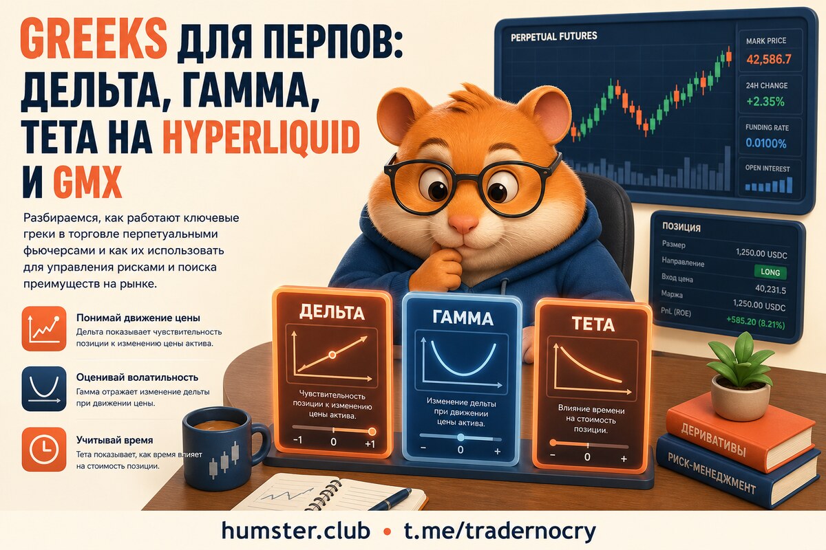 Опционные греки для бессрочных фьючерсов: как считать дельту, гамму и тету на Hy