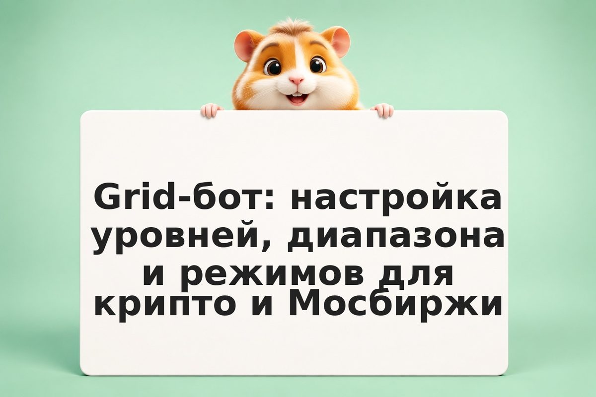 Grid-бот: настройка уровней, диапазона и режимов для крипто и Мосбиржи