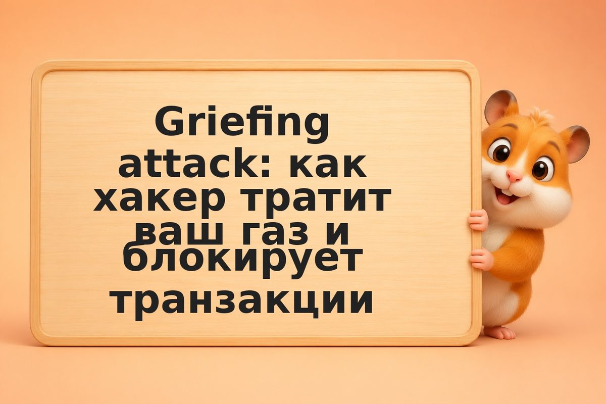 Griefing attack: как хакер тратит ваш газ и блокирует транзакции