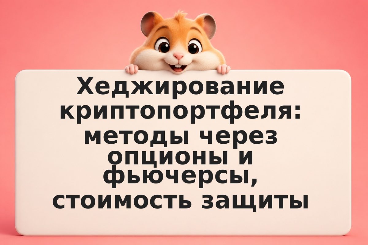 Хеджирование криптопортфеля: методы через опционы и фьючерсы, стоимость защиты