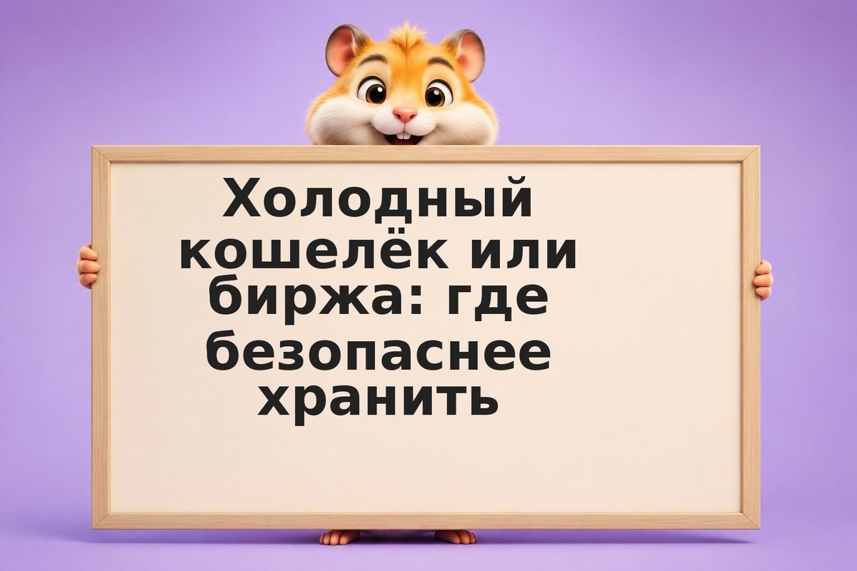 Холодный кошелёк или биржа: где безопаснее хранить