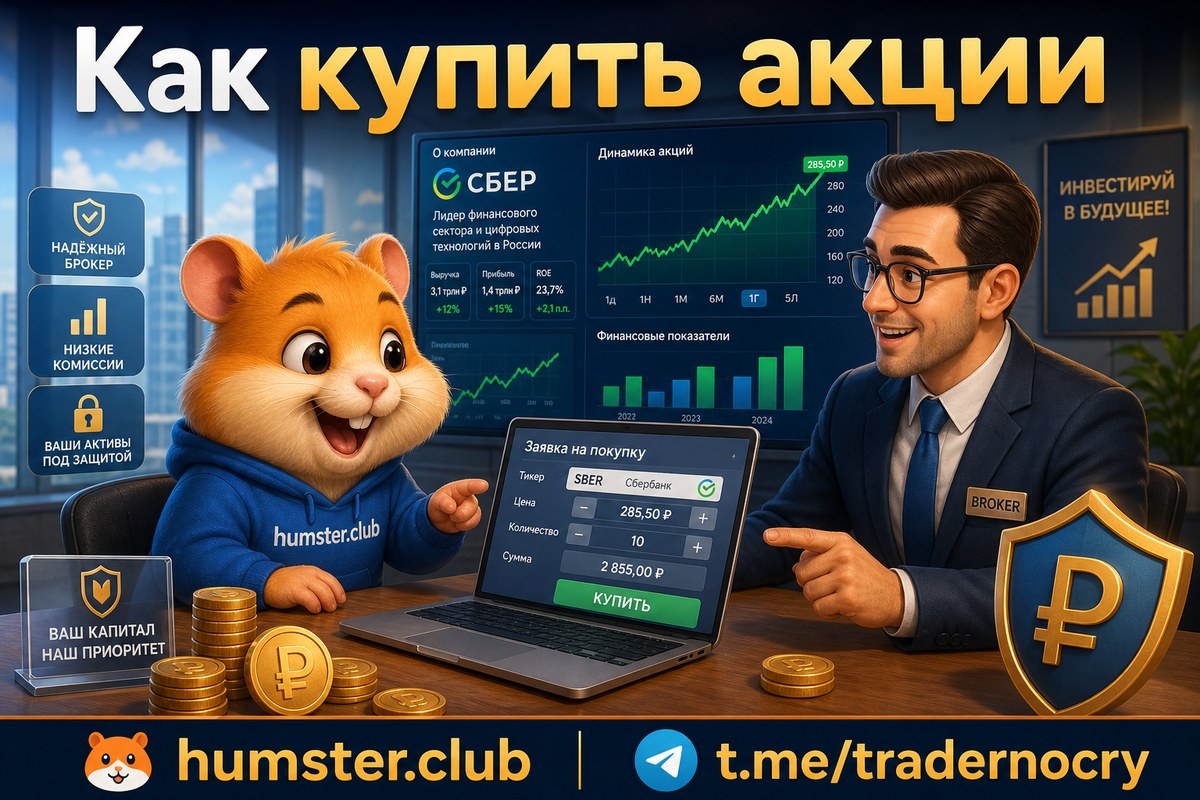 Как купить акции Сбербанка и Газпрома
