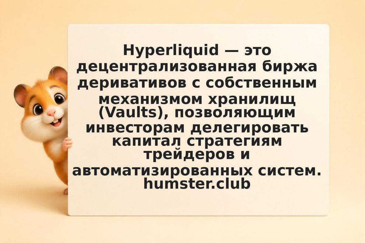 Hyperliquid Vault: как делегировать капитал стратегиям трейдеров