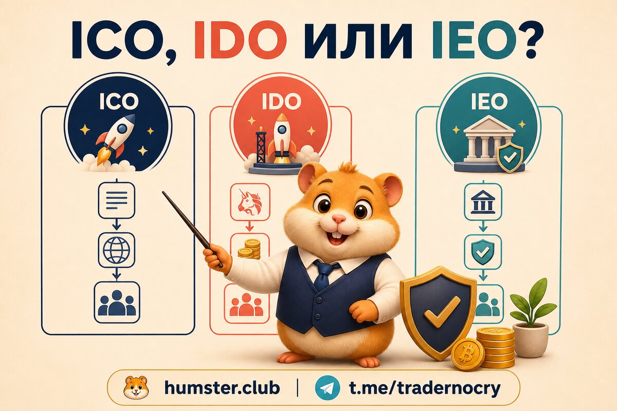 ICO IDO IEO: разница способов привлечения