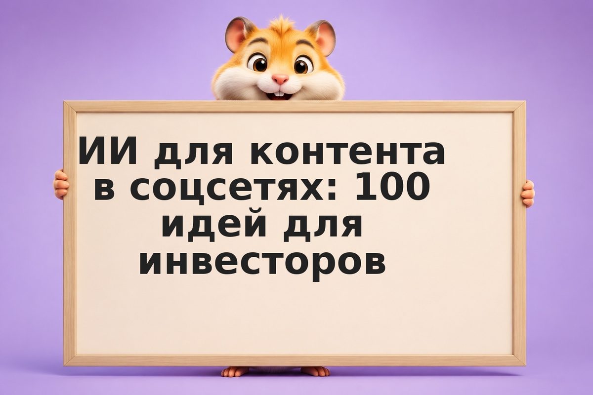 ИИ для контента в соцсетях: 100 идей для инвесторов
