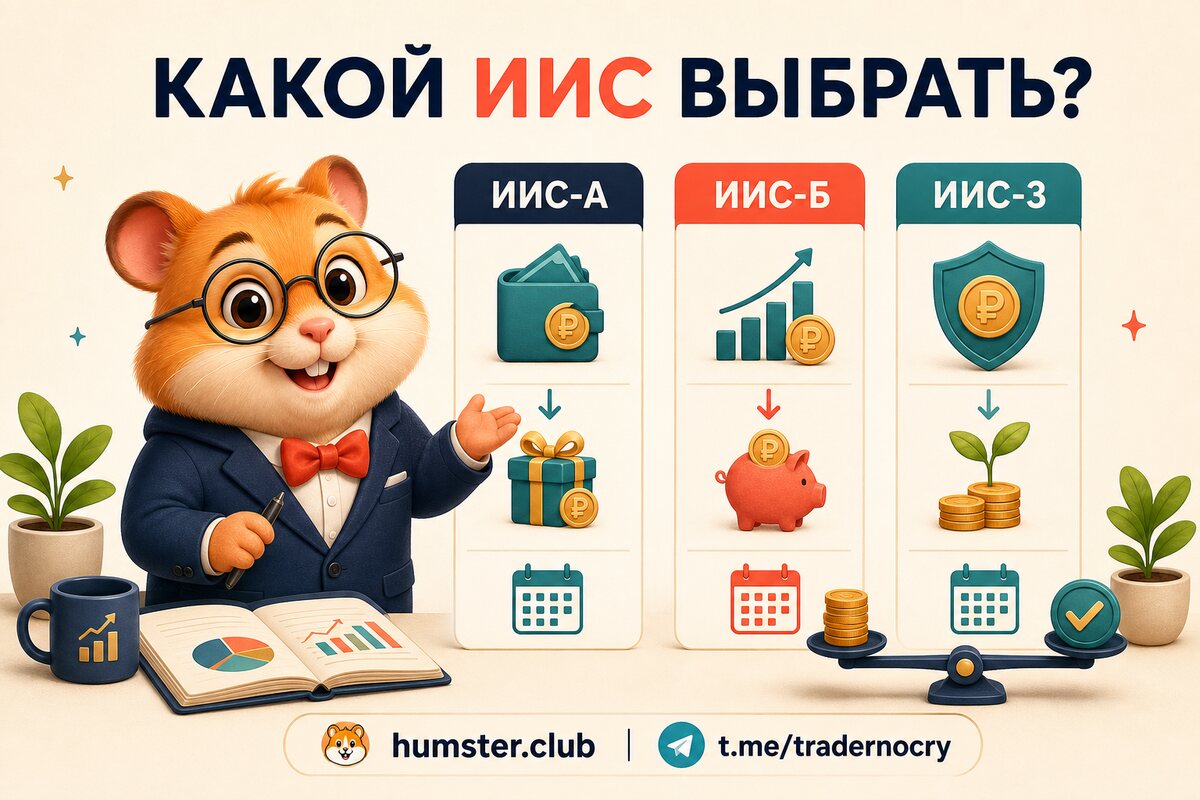 ИИС-А, ИИС-Б и ИИС-3: сравнение типов счёта по вычетам и срокам в 2026 году