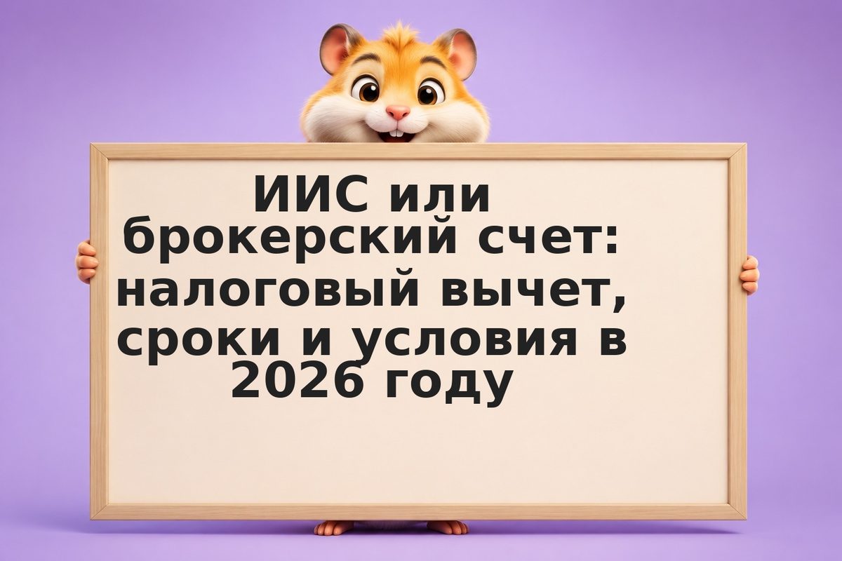 ИИС или брокерский счет: налоговый вычет, сроки и условия в 2026 году