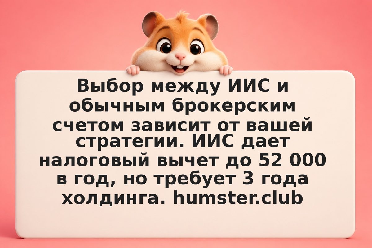 ИИС или брокерский счет: налоговый вычет, сроки и условия в 2026 году