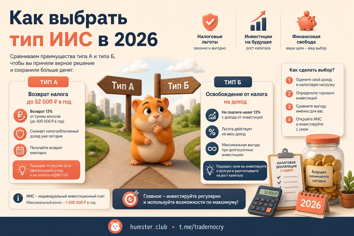 ИИС тип А против типа Б в 2026 году: полное сравнение