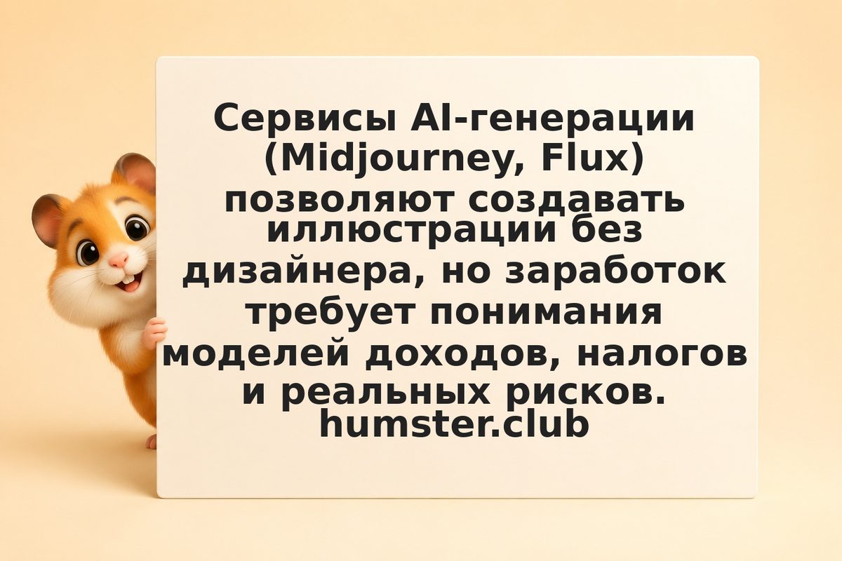 Как зарабатывать на сервисе генерации картинок: Midjourney, Flux и монетизация