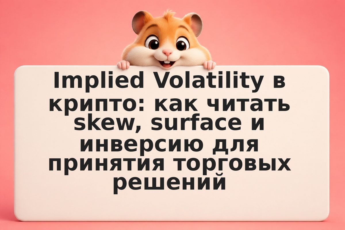 Implied Volatility в крипто: как читать skew, surface и инверсию для принятия то