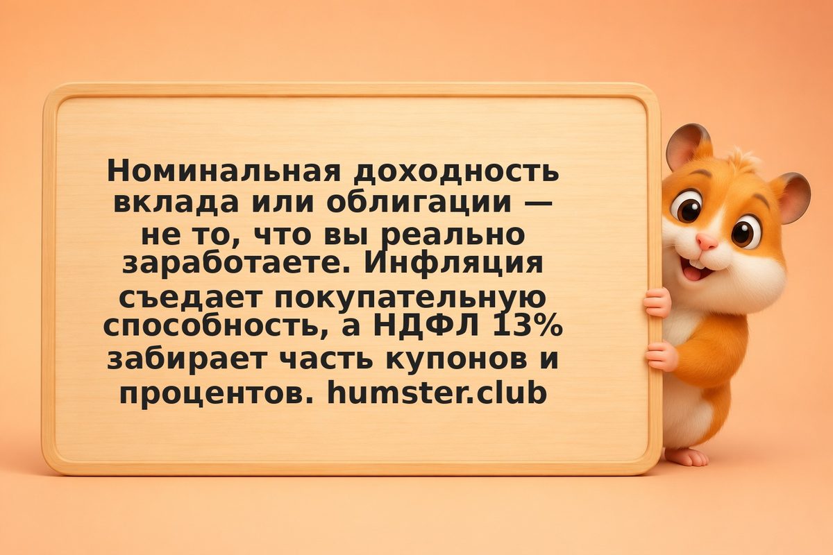 Калькулятор реальной доходности: сколько вы получите в сегодняшних рублях