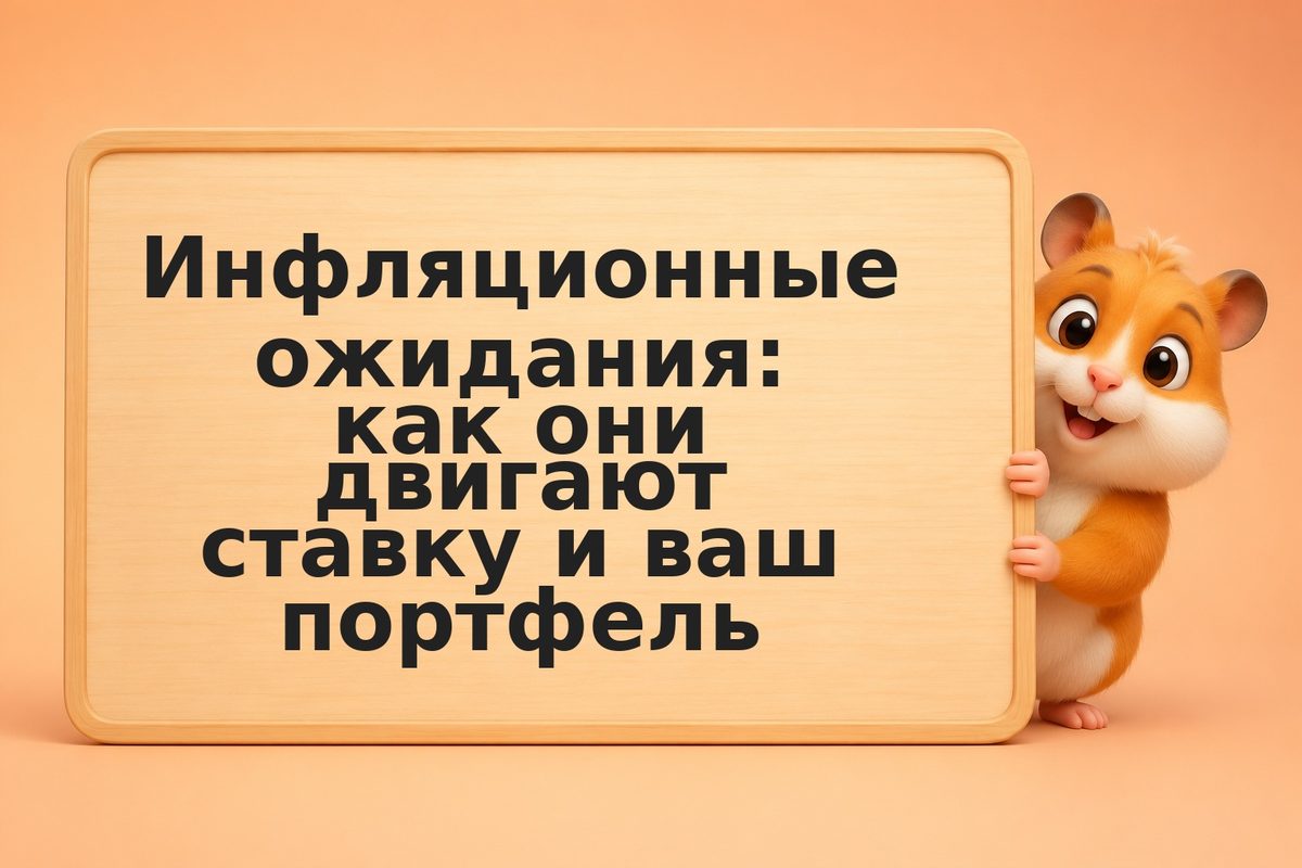 Инфляционные ожидания: как они двигают ставку и ваш портфель
