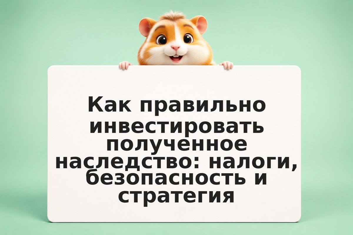 Как правильно инвестировать полученное наследство: налоги, безопасность и страте