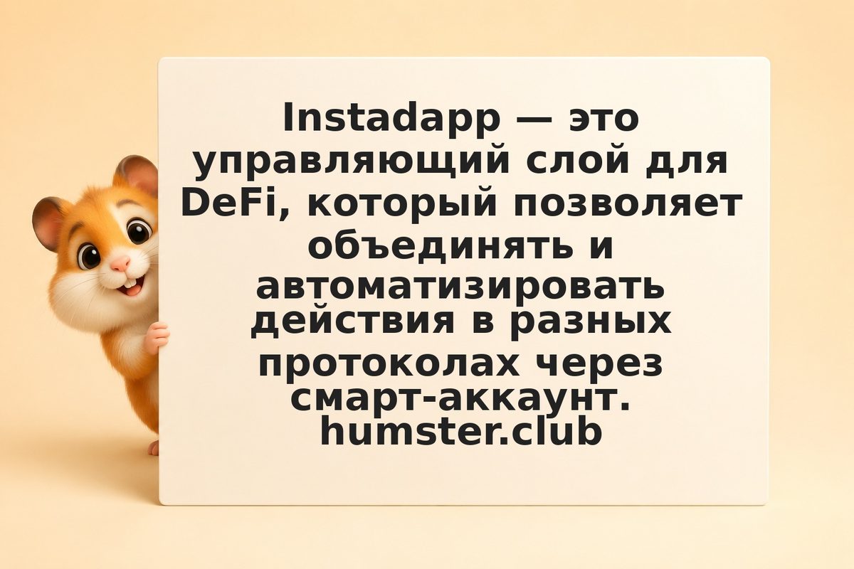 Instadapp: автоматизация DeFi-стратегий через смарт-аккаунты