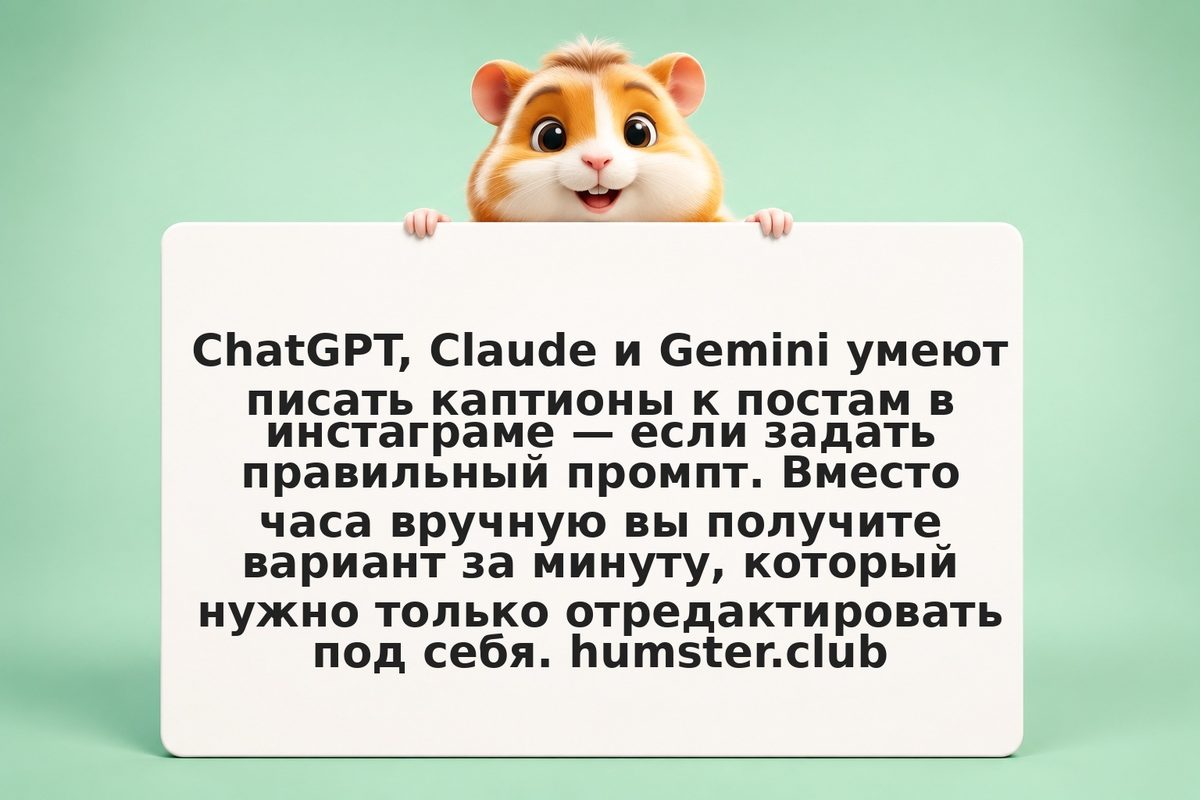 Как ИИ генерирует каптионы и контент для инстаграма