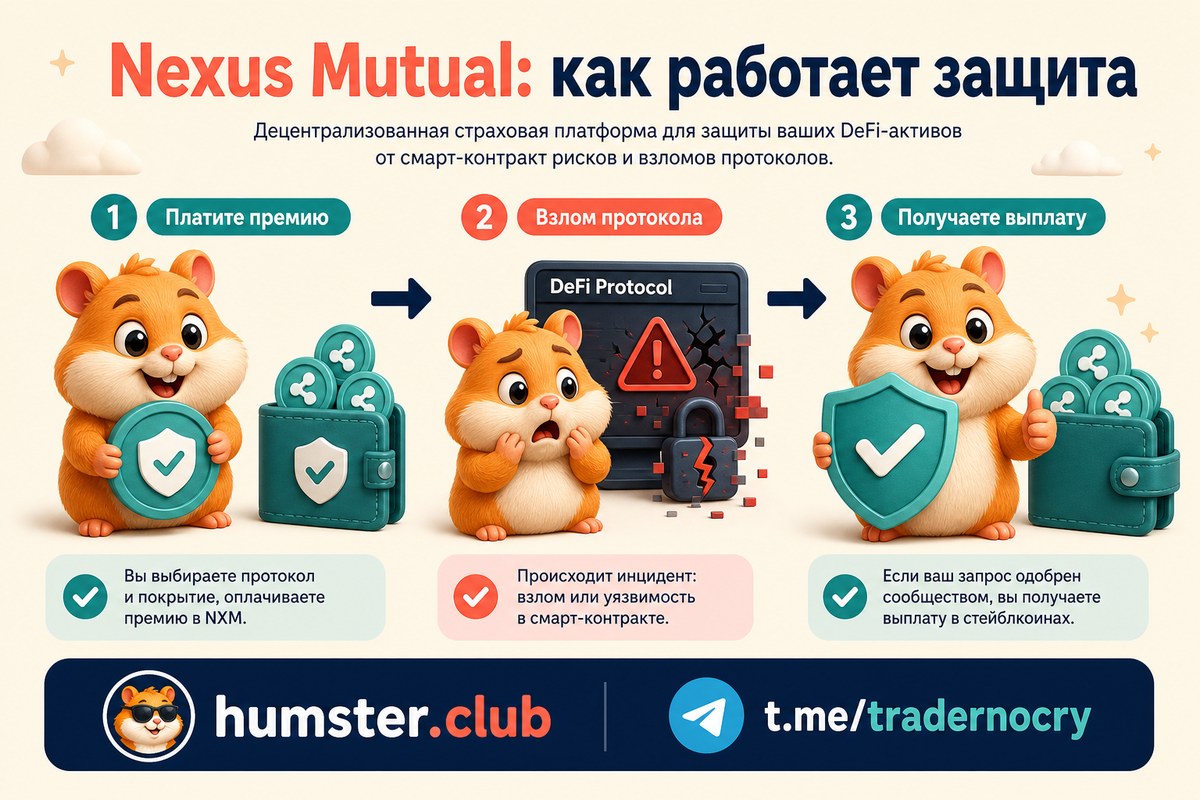 Страховка для крипто: Nexus Mutual и альтернативы для защиты от взломов