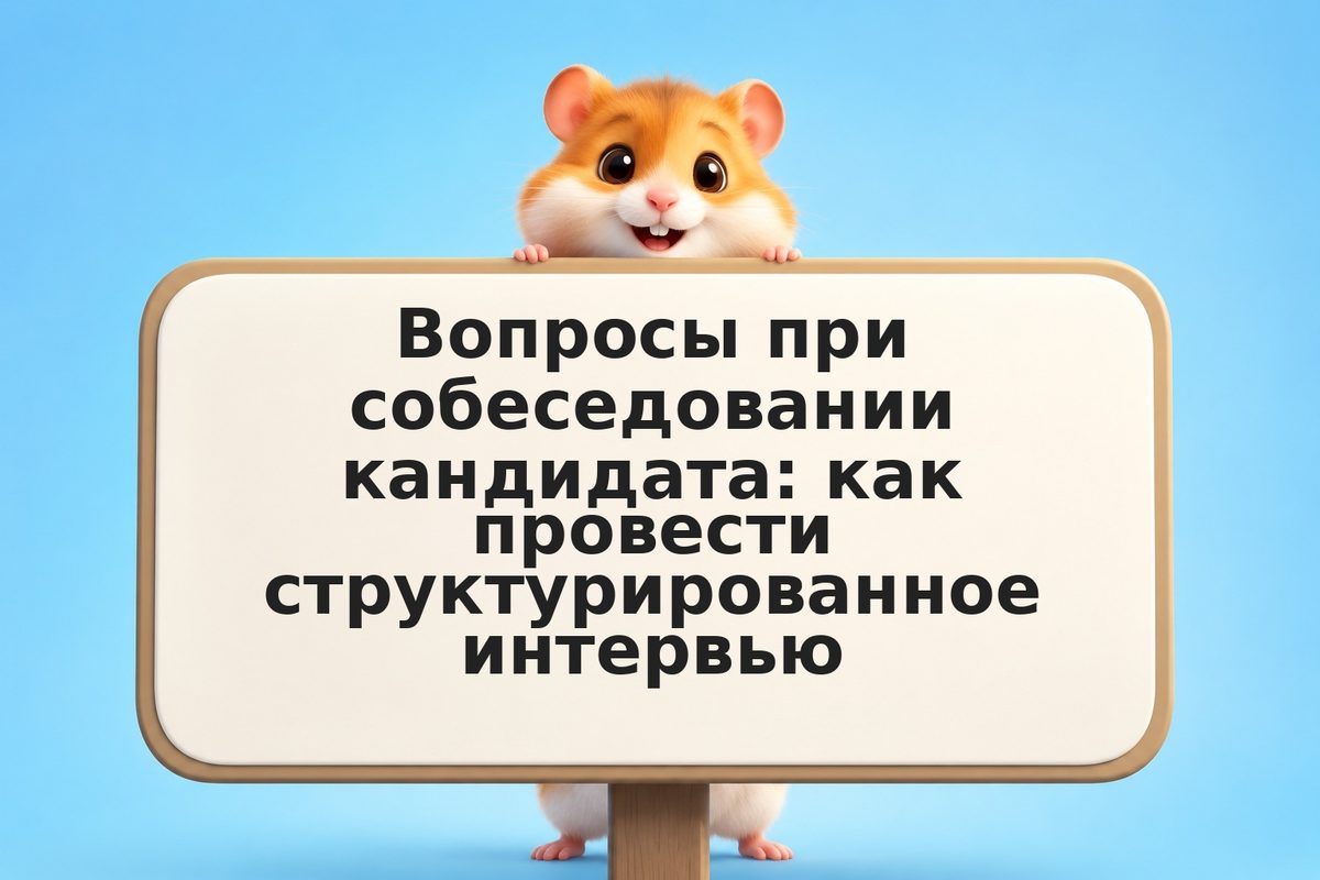 Вопросы при собеседовании кандидата: как провести структурированное интервью