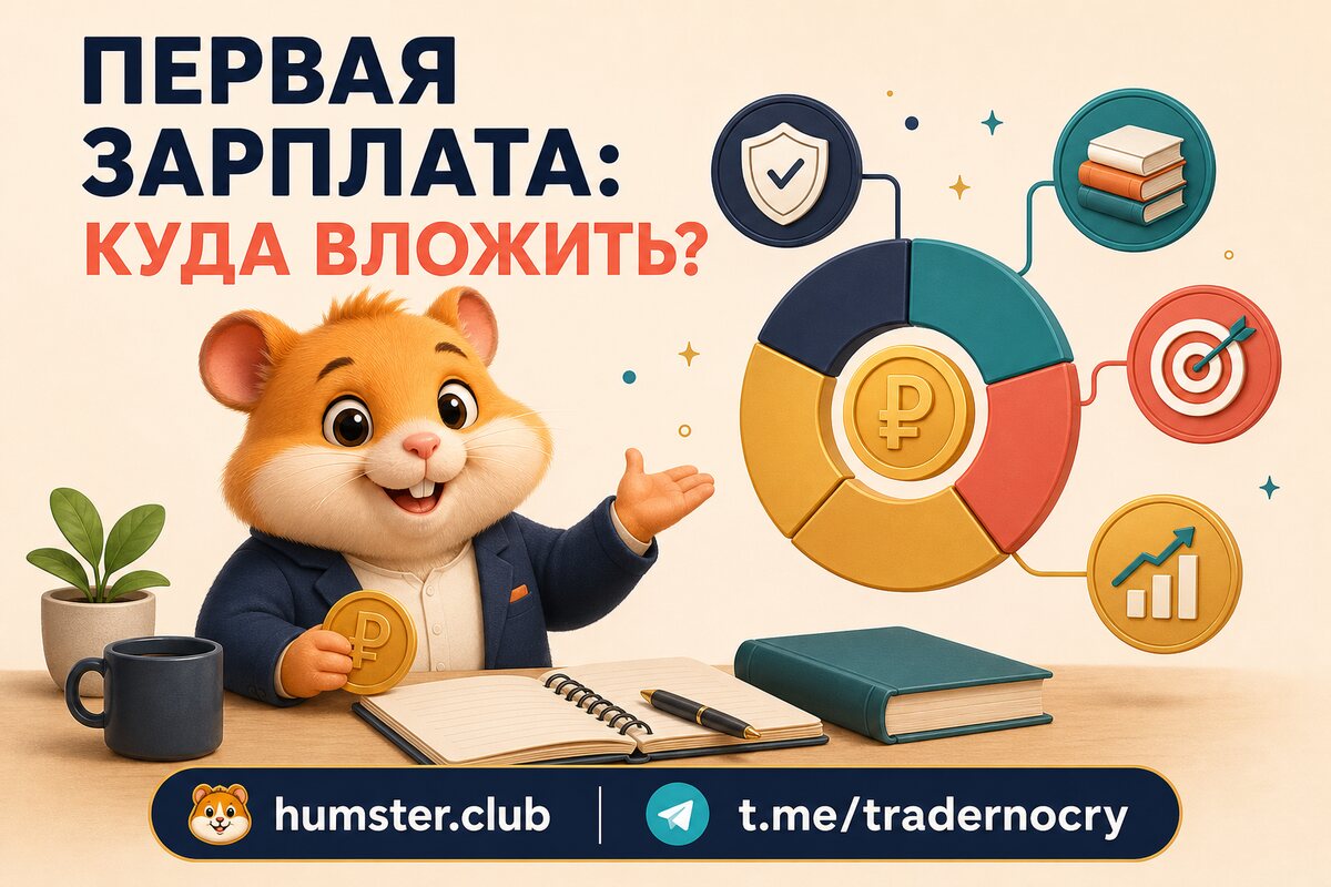 Куда вложить первую зарплату