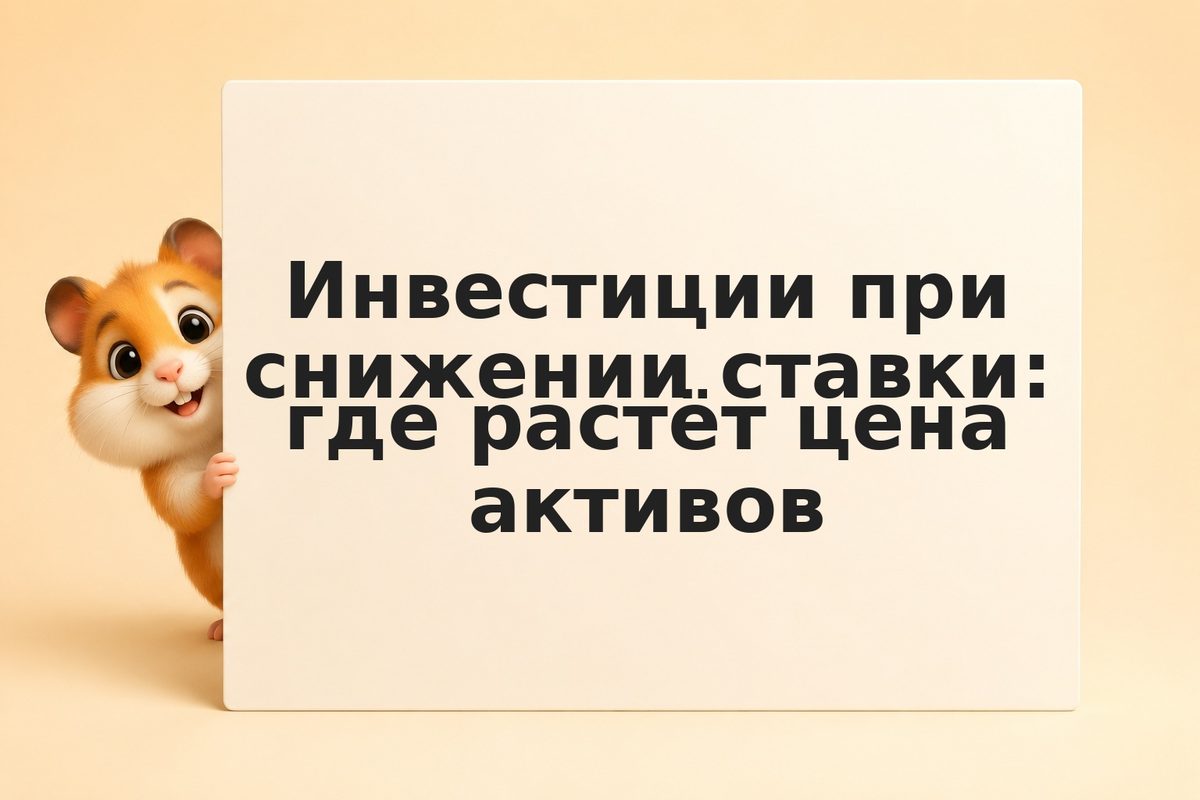Инвестиции при снижении ставки: где растёт цена активов