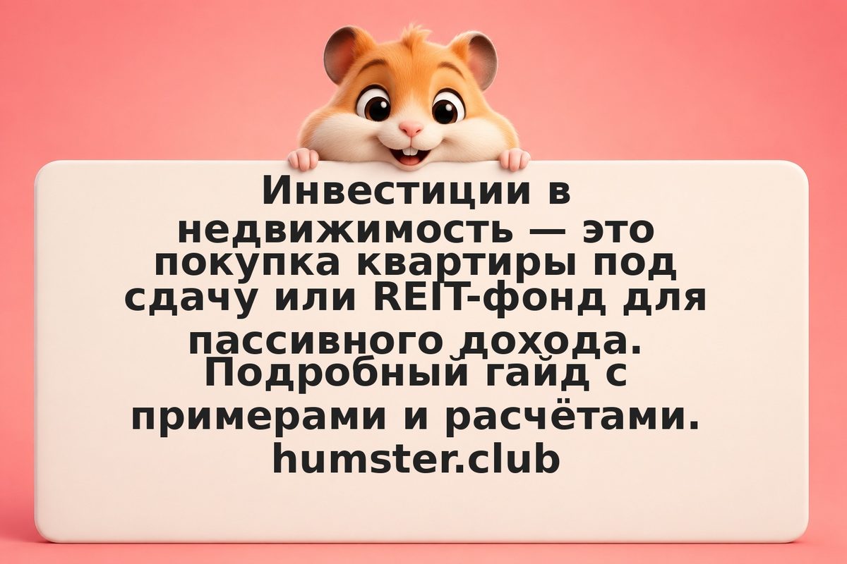 Инвестиции в недвижимость