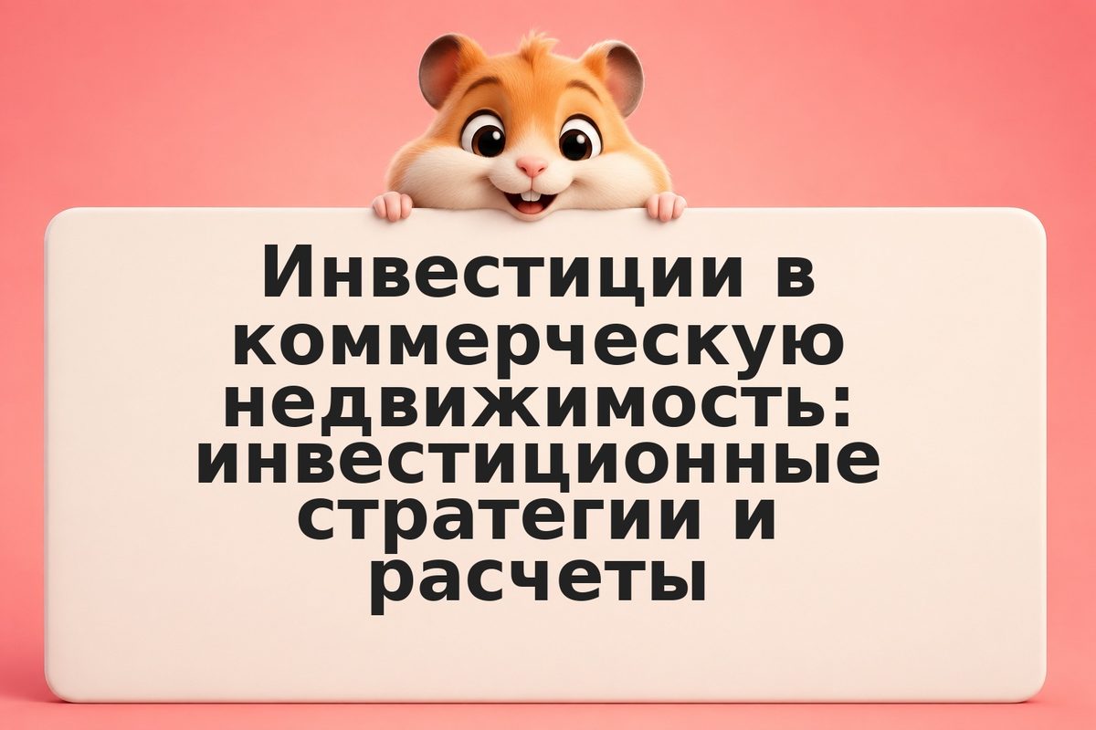 Инвестиции в коммерческую недвижимость: инвестиционные стратегии и расчеты