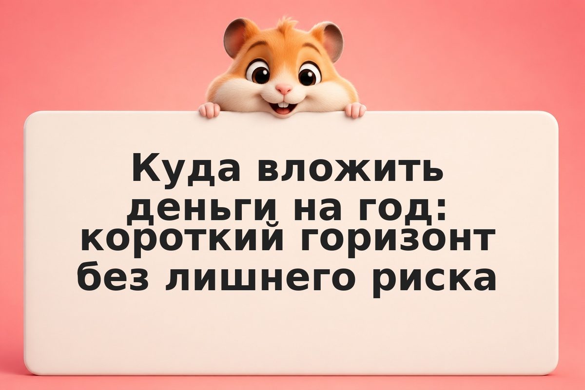 Куда вложить деньги на год: короткий горизонт без лишнего риска