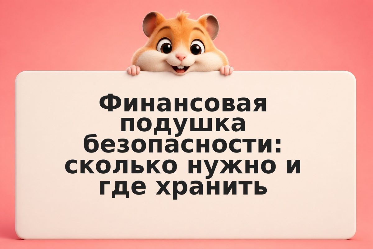Финансовая подушка безопасности: сколько нужно и где хранить