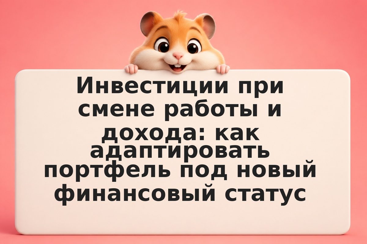 Инвестиции при смене работы и дохода: как адаптировать портфель под новый финанс